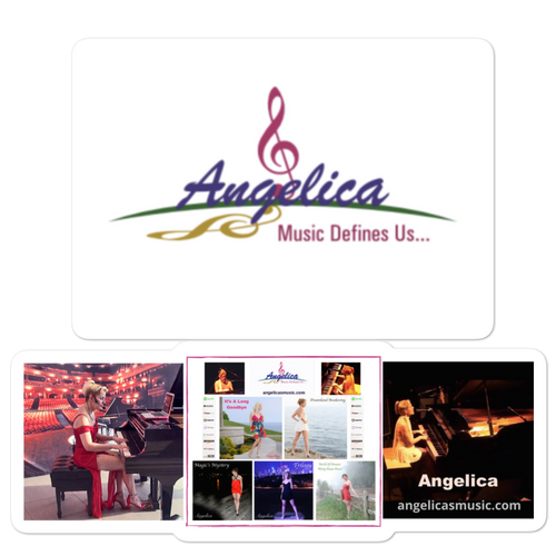 Angelica Sticker - Logo, CD's & Concert Design - angelicasmusic-com