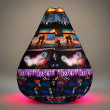 Load image into Gallery viewer, Angelica Bean Bag Chair - All Over Print Design