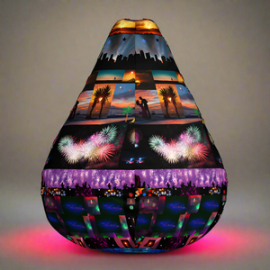 Angelica Bean Bag Chair - All Over Print Design
