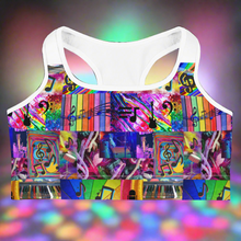 Load image into Gallery viewer, Angelica Sports Bra - Music Theme
