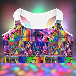 Angelica Sports Bra - Music Theme