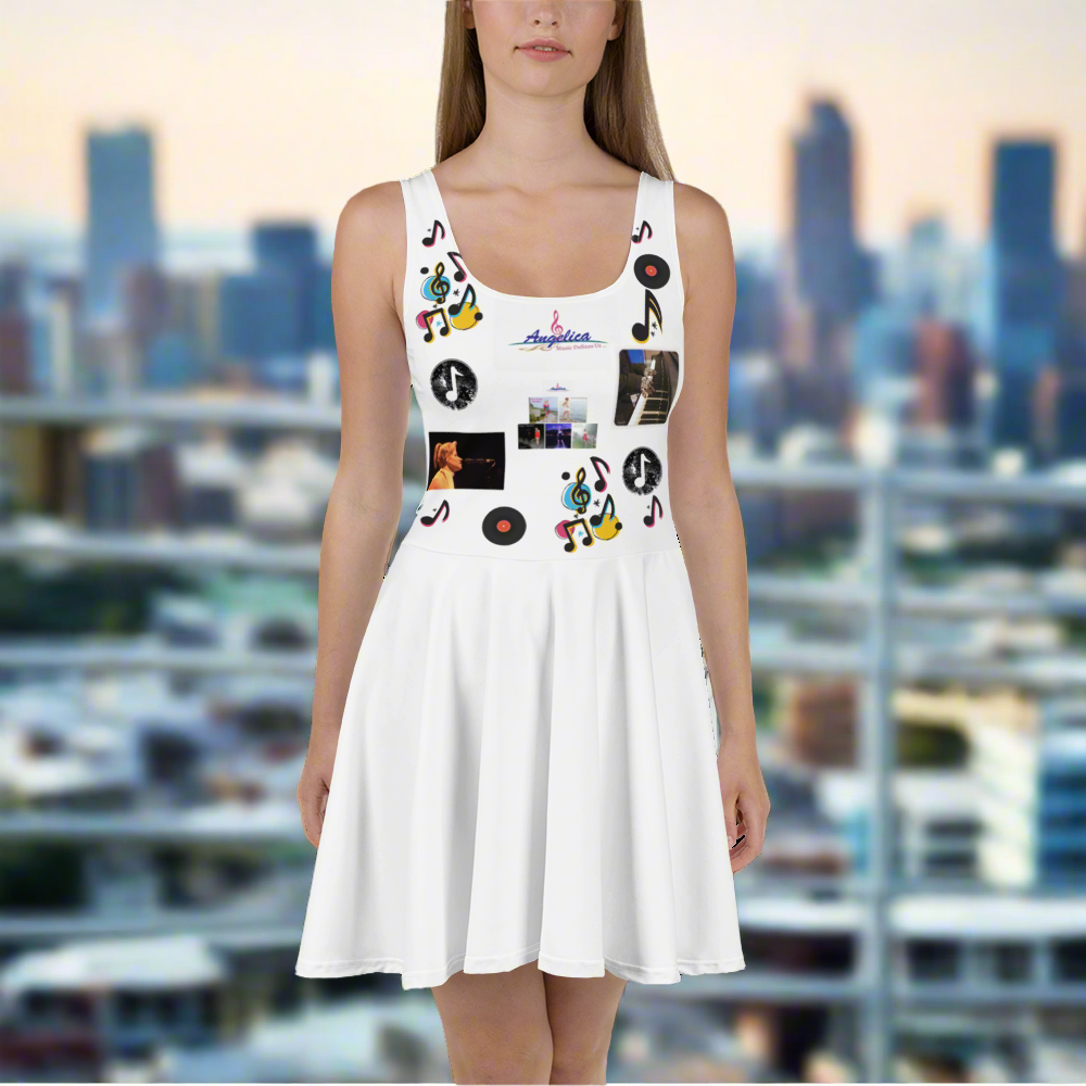 Angelica Dress - Skater Design Featuring Angelica & Music Notes