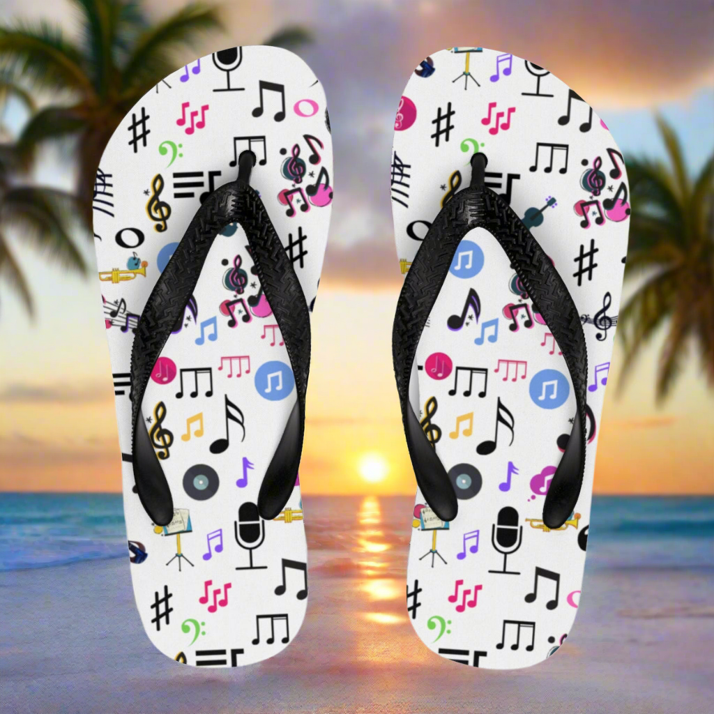 Angelica Music Unisex Flip-Flops