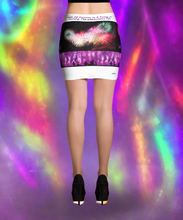 Load image into Gallery viewer, Angelica Mini Skirt - Song Lyrics Design - From The CD &quot;Magic&#39;s Mystery&quot;