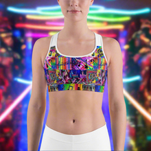 Load image into Gallery viewer, Angelica Sports Bra - Music Theme