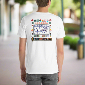 Angelica T-Shirt - Unisex With Music Notes, Instruments & Angelica Quotes