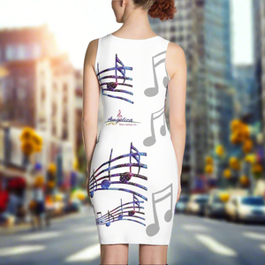 Angelica Dress - Featuring Music Print