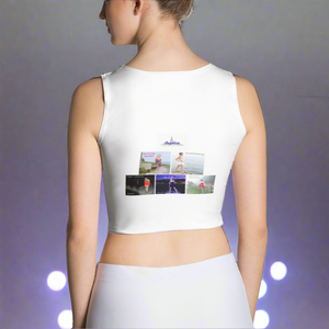 Angelica Crop Top - Featuring Logo