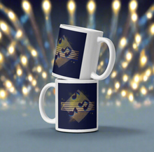 Load image into Gallery viewer, White Glossy Mug With Music Design - Angelica&#39;s Music World Design