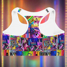 Load image into Gallery viewer, Angelica Sports Bra - Music Theme