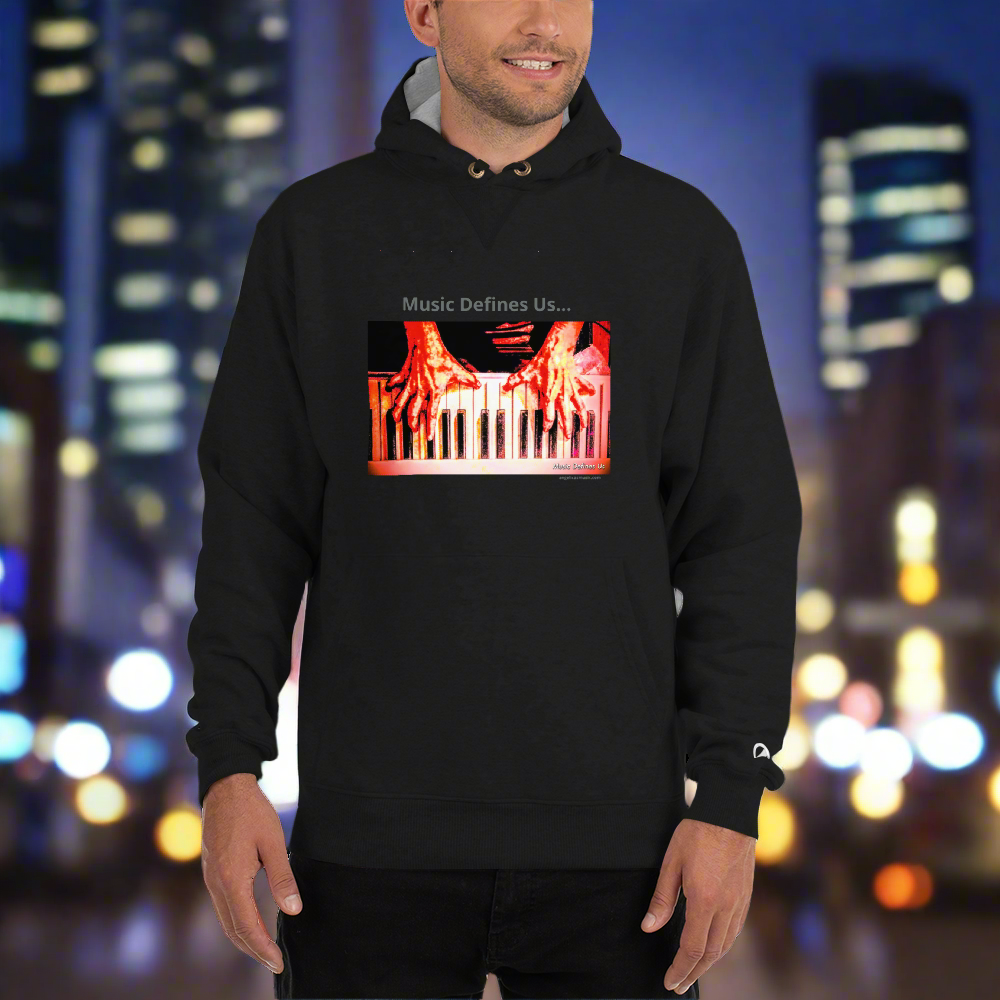 Angelica Hoodie With Piano Keys - Champion Design
