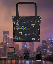 Load image into Gallery viewer, Angelica Tote Bag - Featuring Music Notes