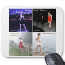 Load image into Gallery viewer, Angelica Mouse Pad - Featuring 4 CD Artwork (White) - angelicasmusic-com