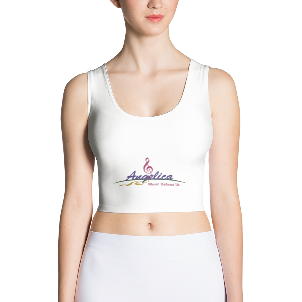 Angelica Crop Top - Featuring Logo & CD's (Shirt) - angelicasmusic-com