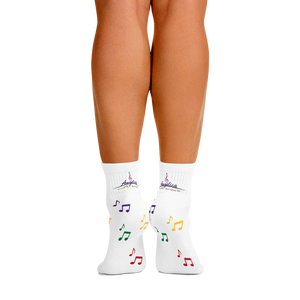 Angelica Socks With Music Notes - angelicasmusic-com