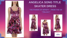 Load image into Gallery viewer, Angelica Dress - Skater Design - Featuring Song Title - angelicasmusic-com