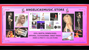 Angelica Sticker - Logo, CD's & Concert Design