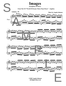 Angelica Sheet Music (Piano Score) - Images