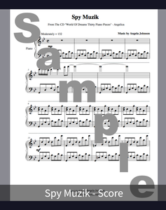 Angelica Sheet Music (Piano Score) - Spy Muzik - angelicasmusic-com