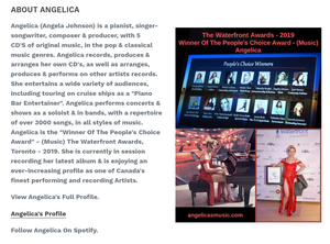 Angelica Bikini Swimwear - Reversible Angelica In Concert Theme