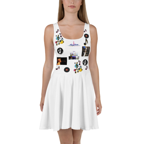 Angelica Dress - Skater Design Featuring Angelica & Music Notes - angelicasmusic-com