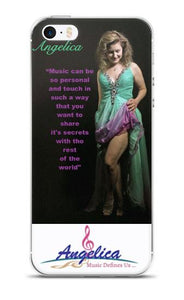 Angelica Quote 2 & Logo Cell Phone Case - angelicasmusic-com