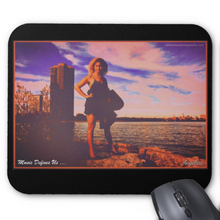 Load image into Gallery viewer, Angelica Mouse Pad - Featuring Angelica (Black) - angelicasmusic-com