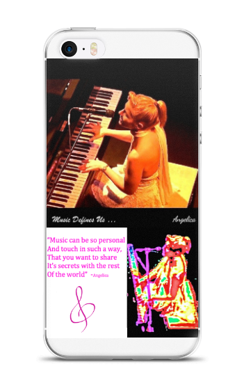 Angelica Quote & Photos - Cell Phone Case - angelicasmusic-com