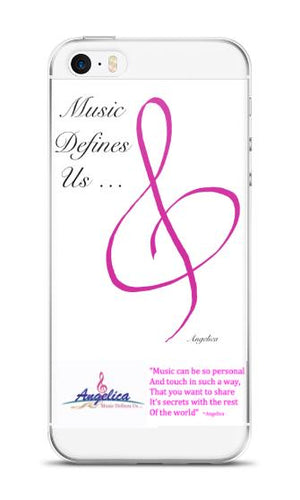 Angelica Quote & Logo Cell Phone Case - angelicasmusic-com