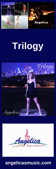 Angelica Bookmark - Featuring CD Artwork - Trilogy - angelicasmusic-com