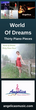 Load image into Gallery viewer, Angelica Bookmark - Featuring CD Artwork - World Of Dreams Thirty Piano Pieces - angelicasmusic-com