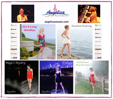 Load image into Gallery viewer, Angelica Bikini Swimwear - Reversible Angelica In Concert Theme