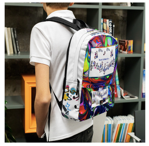 Angelica Backpack - Multicolored With Music Notes - Featuring Angelica's CD's - angelicasmusic-com