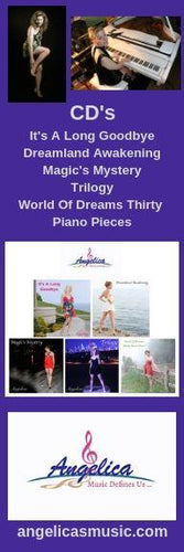 Angelica Bookmark - Featuring 5 CD's Artwork - angelicasmusic-com