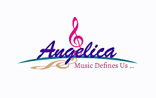 Angelica Sticker - Logo, CD's & Concert Design