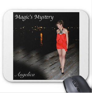 Angelica Mouse Pad - Featuring CD Artwork - Magic's Mystery (White) - angelicasmusic-com
